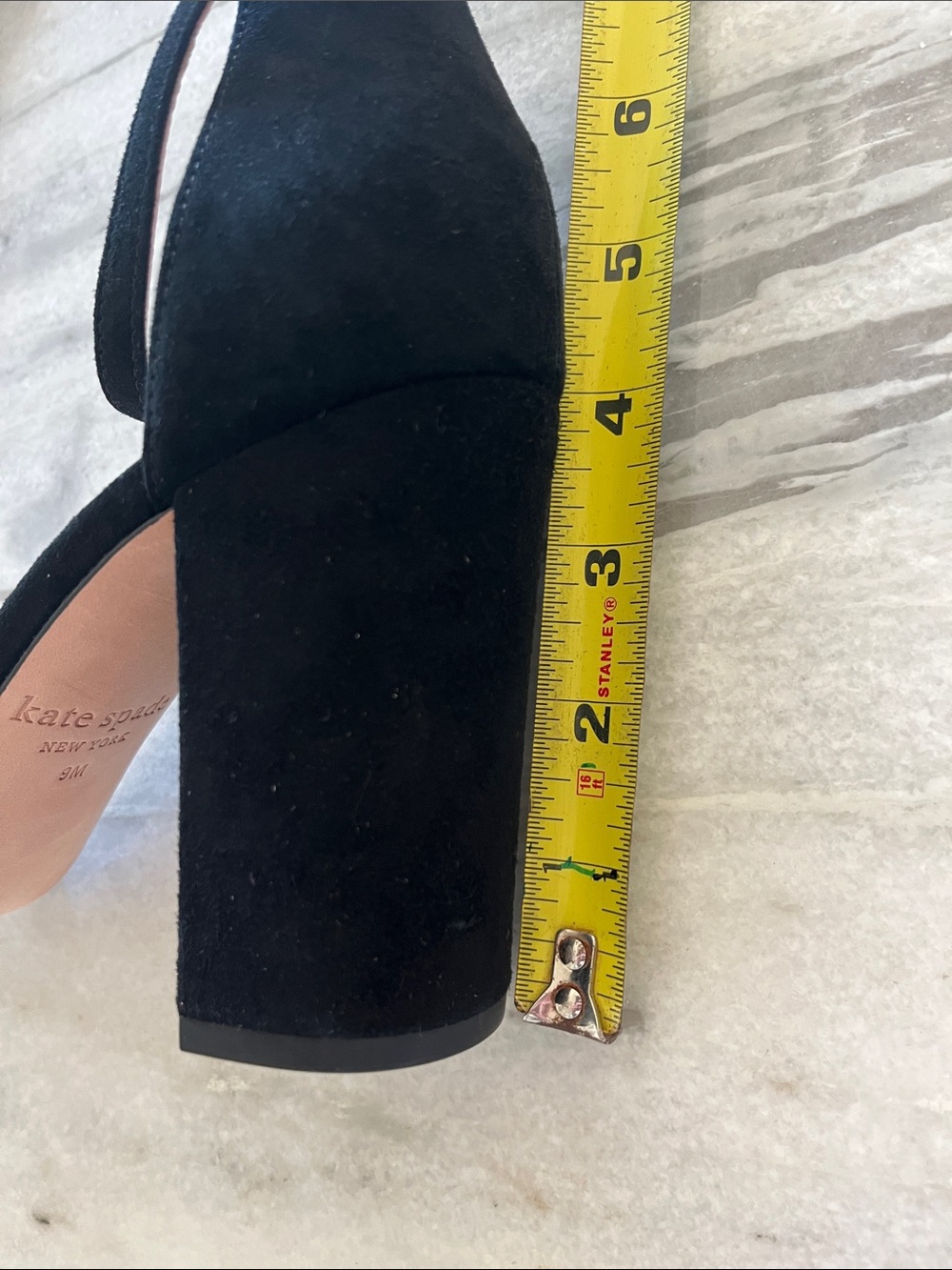 Kate Spade Black Heels with Studded Strap - Picture 10 of 11
